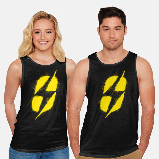 Ground Zero Fallout-Unisex-Basic-Tank-rocketman_art