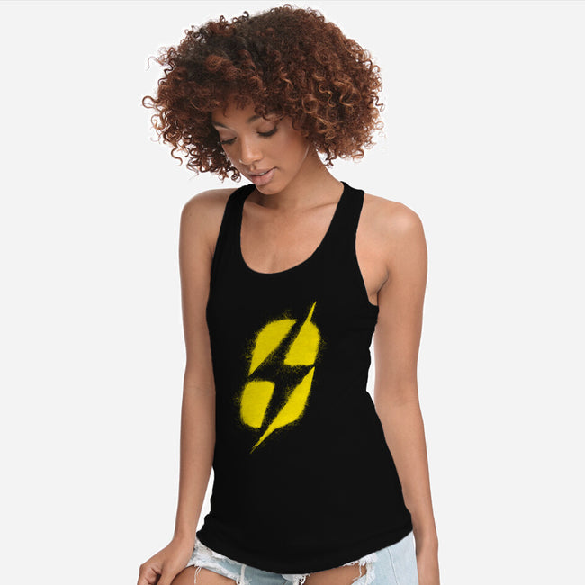 Ground Zero Fallout-Womens-Racerback-Tank-rocketman_art