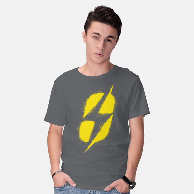 Ground Zero Fallout-Mens-Basic-Tee-rocketman_art