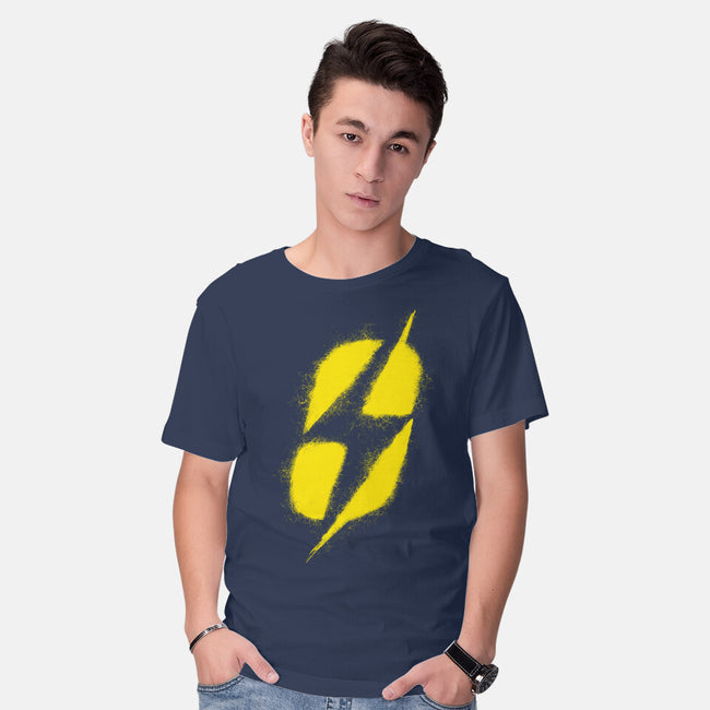 Ground Zero Fallout-Mens-Basic-Tee-rocketman_art