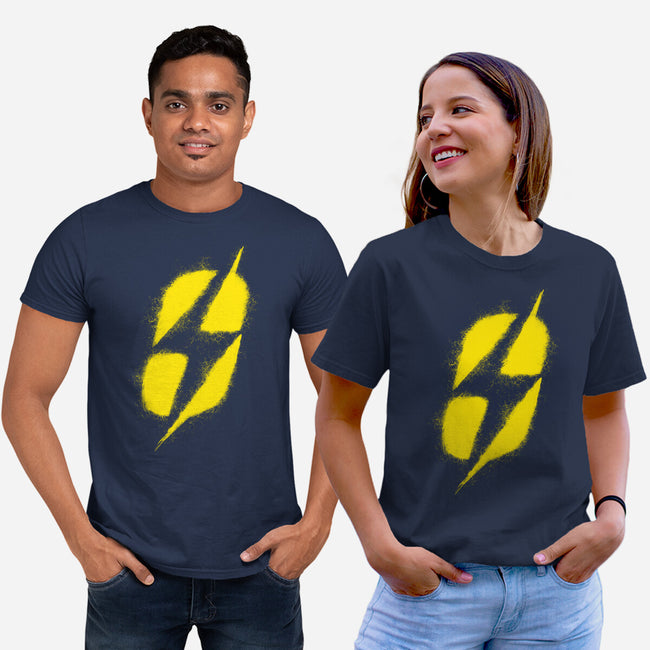 Ground Zero Fallout-Unisex-Basic-Tee-rocketman_art