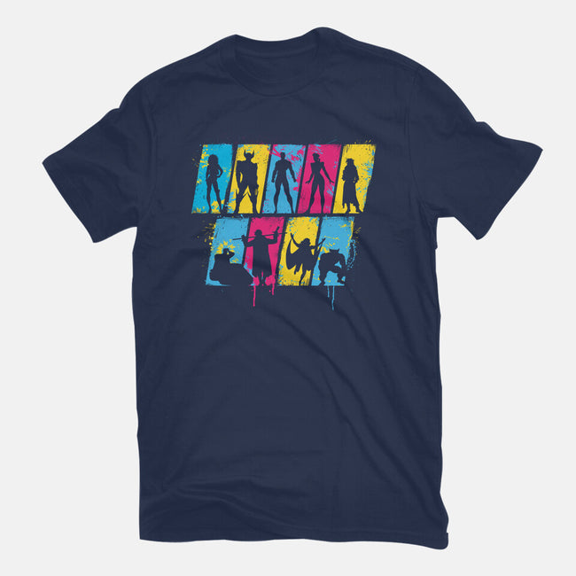 92 Mutants-Mens-Basic-Tee-rocketman_art