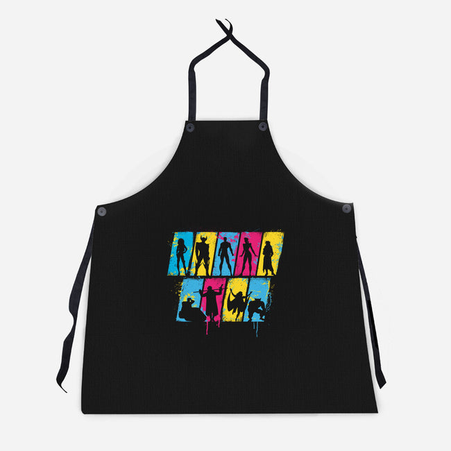 92 Mutants-Unisex-Kitchen-Apron-rocketman_art