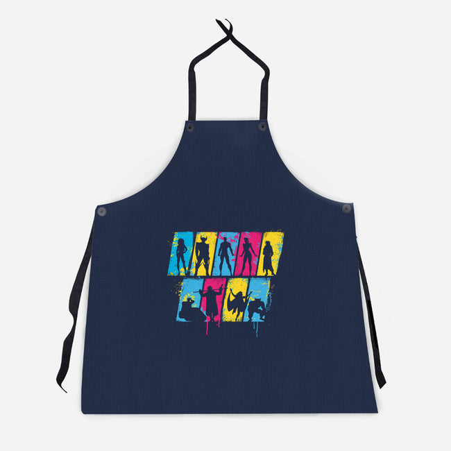 92 Mutants-Unisex-Kitchen-Apron-rocketman_art