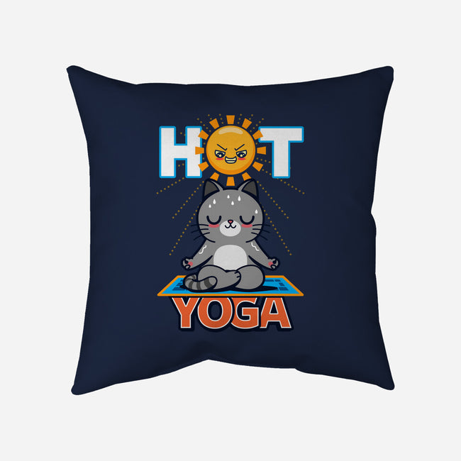 Hot Yoga-None-Removable Cover-Throw Pillow-Boggs Nicolas