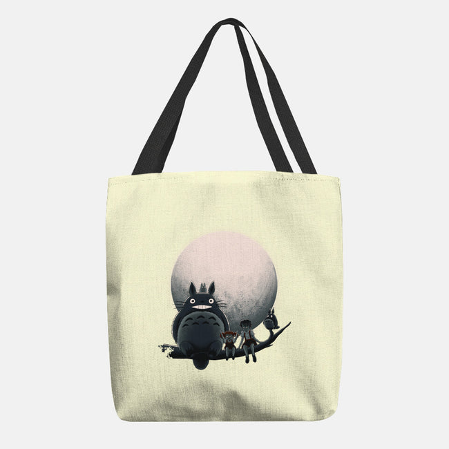 Neighbor's Moon-None-Basic Tote-Bag-rmatix