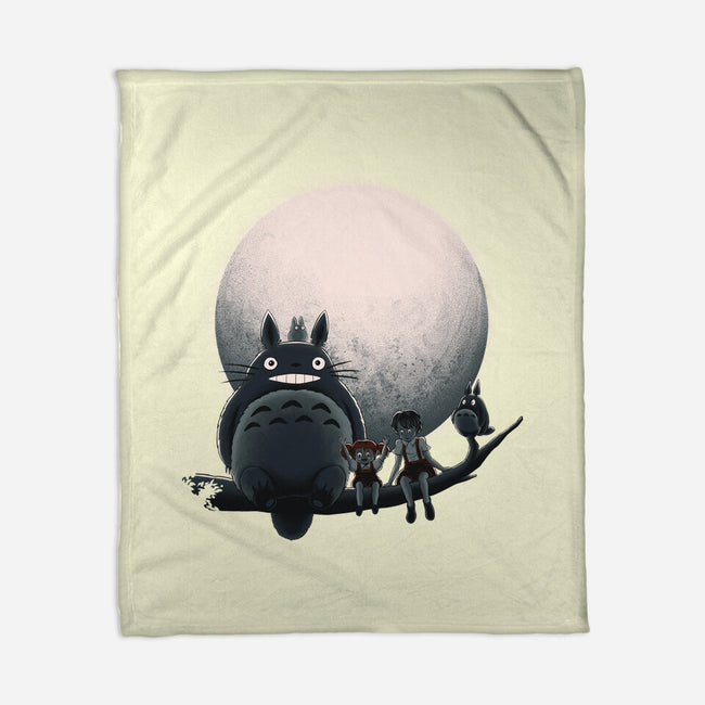 Neighbor's Moon-None-Fleece-Blanket-rmatix