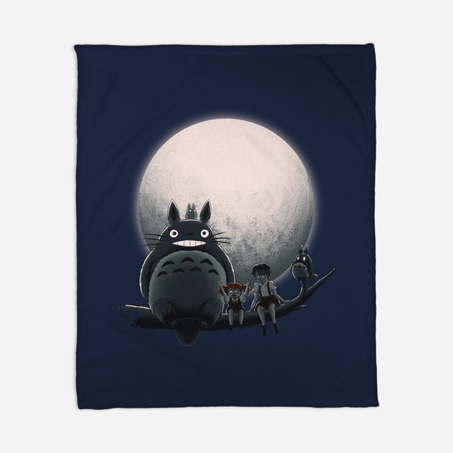 Neighbor's Moon-None-Fleece-Blanket-rmatix