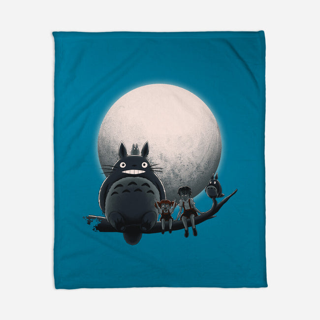 Neighbor's Moon-None-Fleece-Blanket-rmatix