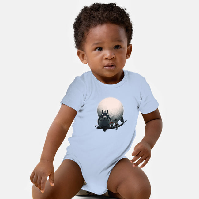 Neighbor's Moon-Baby-Basic-Onesie-rmatix