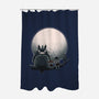 Neighbor's Moon-None-Polyester-Shower Curtain-rmatix