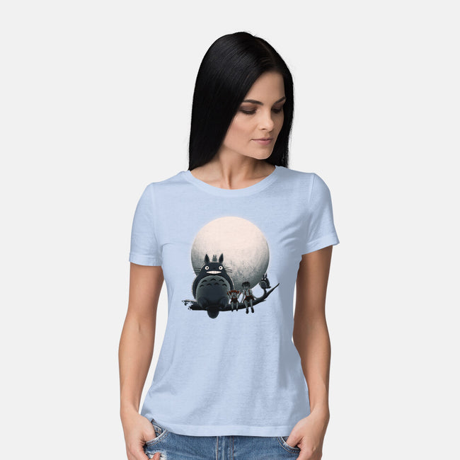 Neighbor's Moon-Womens-Basic-Tee-rmatix