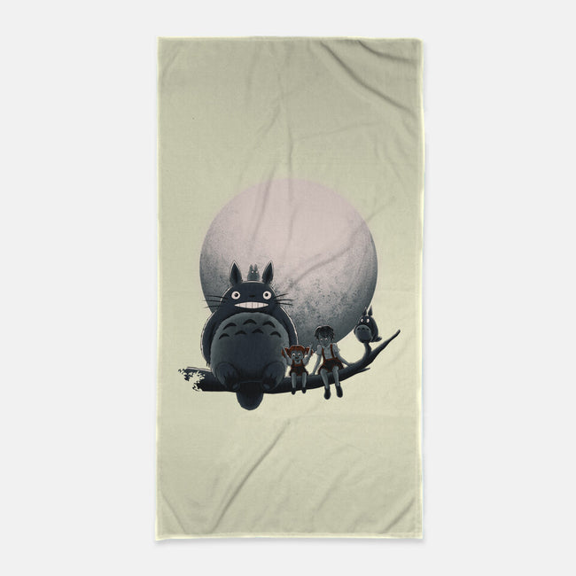 Neighbor's Moon-None-Beach-Towel-rmatix