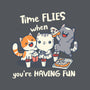 Time Flies-None-Glossy-Sticker-Freecheese