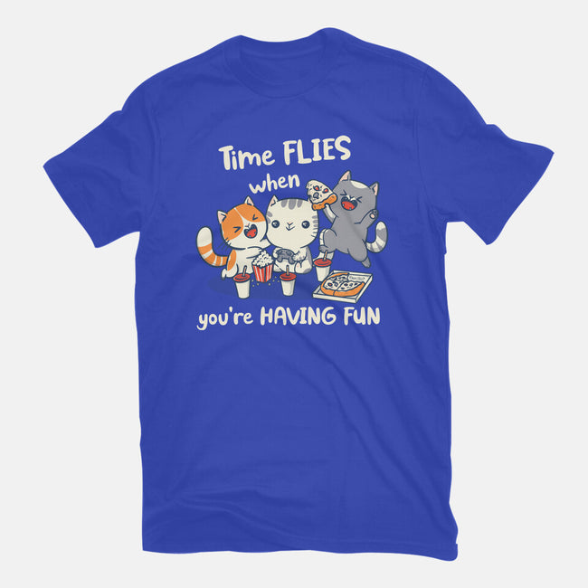 Time Flies-Mens-Heavyweight-Tee-Freecheese