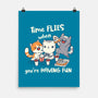 Time Flies-None-Matte-Poster-Freecheese