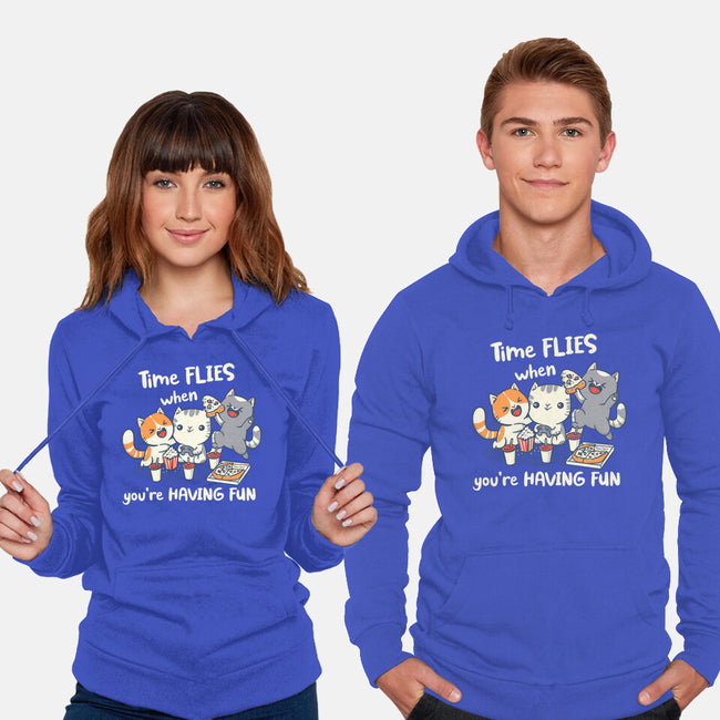 Time Flies-Unisex-Pullover-Sweatshirt-Freecheese