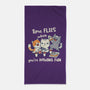 Time Flies-None-Beach-Towel-Freecheese