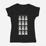 One Of Us-Womens-V-Neck-Tee-BadBox