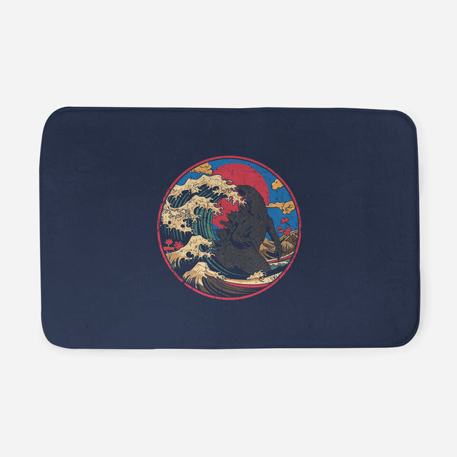 God Of Kanagawa Wave-None-Memory Foam-Bath Mat-turborat14