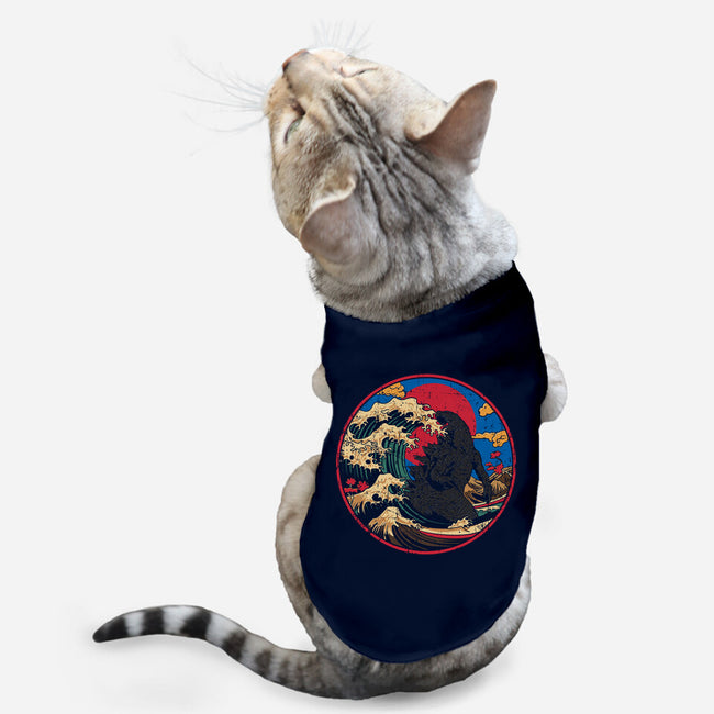 God Of Kanagawa Wave-Cat-Basic-Pet Tank-turborat14