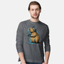 Capy-Gamer-Mens-Long Sleeved-Tee-GoshWow