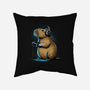 Capy-Gamer-None-Removable Cover-Throw Pillow-GoshWow