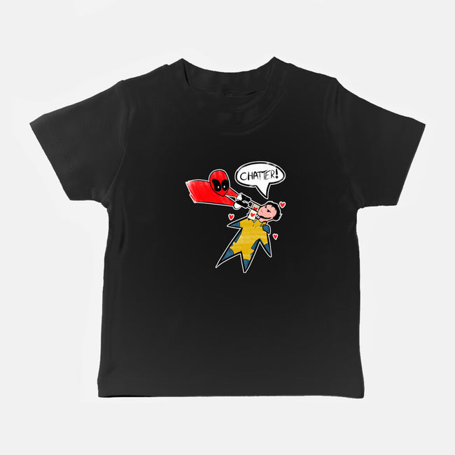 The Chatty Mercenary-Baby-Basic-Tee-AqueleJutsu