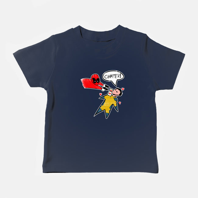 The Chatty Mercenary-Baby-Basic-Tee-AqueleJutsu