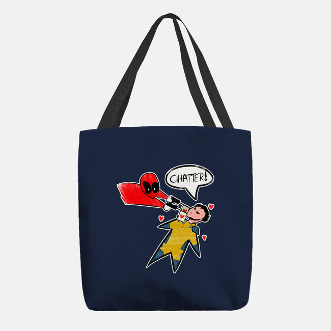 The Chatty Mercenary-None-Basic Tote-Bag-AqueleJutsu