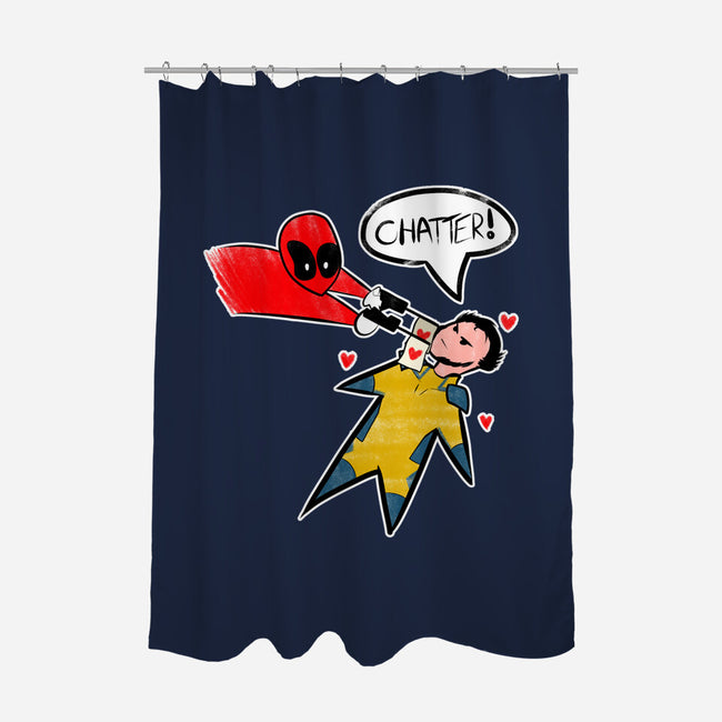 The Chatty Mercenary-None-Polyester-Shower Curtain-AqueleJutsu