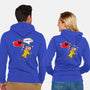 The Chatty Mercenary-Unisex-Zip-Up-Sweatshirt-AqueleJutsu