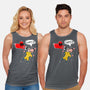 The Chatty Mercenary-Unisex-Basic-Tank-AqueleJutsu