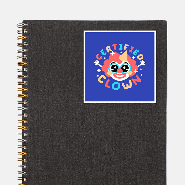 Certified Clown-None-Glossy-Sticker-NemiMakeit