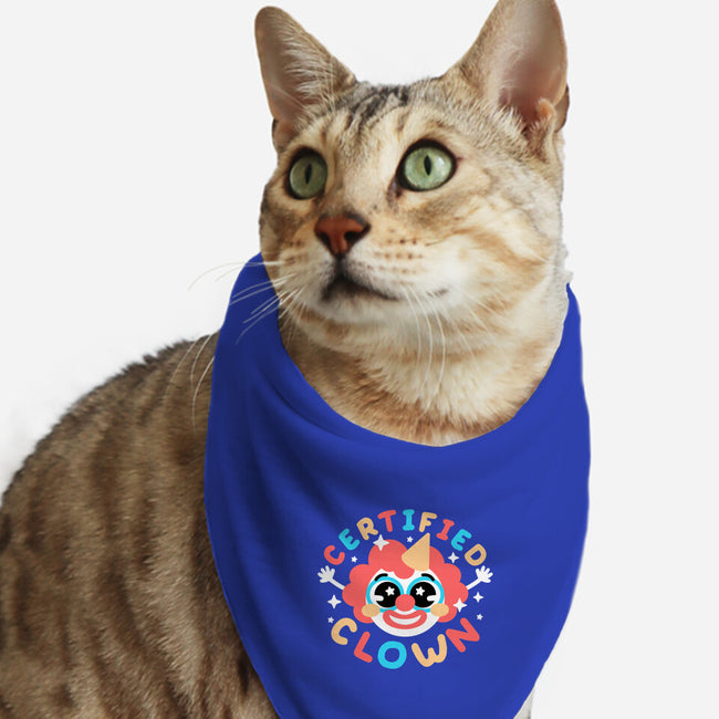 Certified Clown-Cat-Bandana-Pet Collar-NemiMakeit