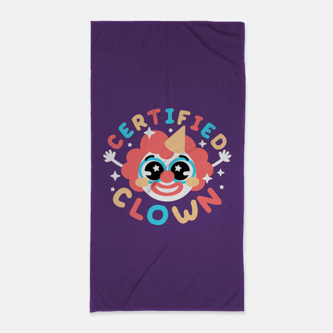 Certified Clown-None-Beach-Towel-NemiMakeit