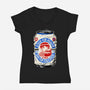 Japanese Beer-Womens-V-Neck-Tee-Hafaell