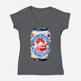 Japanese Beer-Womens-V-Neck-Tee-Hafaell