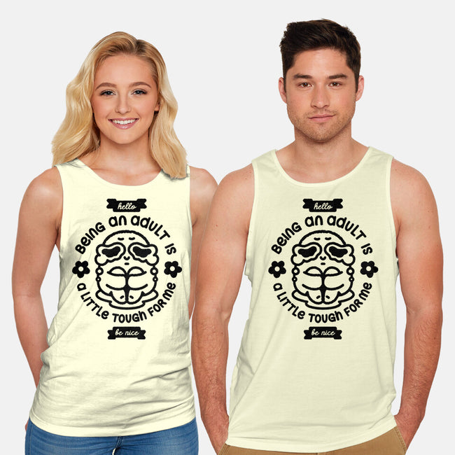 Being An Adult-Unisex-Basic-Tank-demonigote