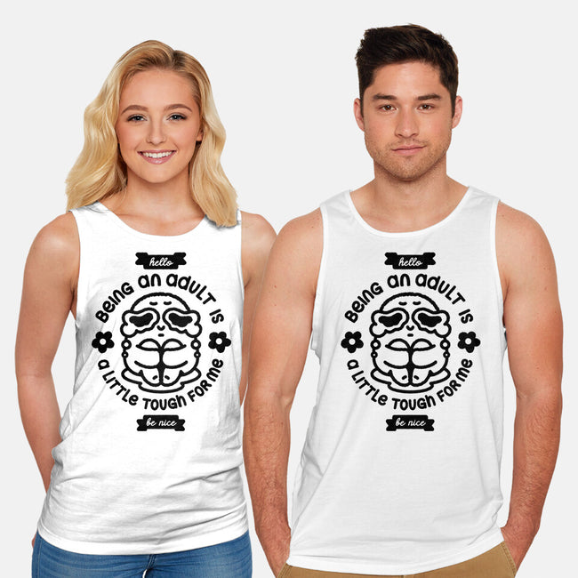 Being An Adult-Unisex-Basic-Tank-demonigote