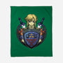 Hylian's Shield-None-Fleece-Blanket-Astrobot Invention