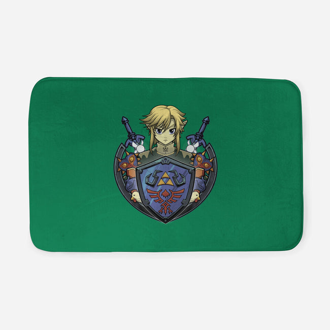 Hylian's Shield-None-Memory Foam-Bath Mat-Astrobot Invention