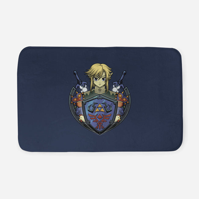 Hylian's Shield-None-Memory Foam-Bath Mat-Astrobot Invention