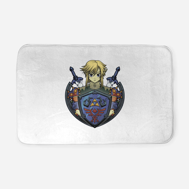 Hylian's Shield-None-Memory Foam-Bath Mat-Astrobot Invention