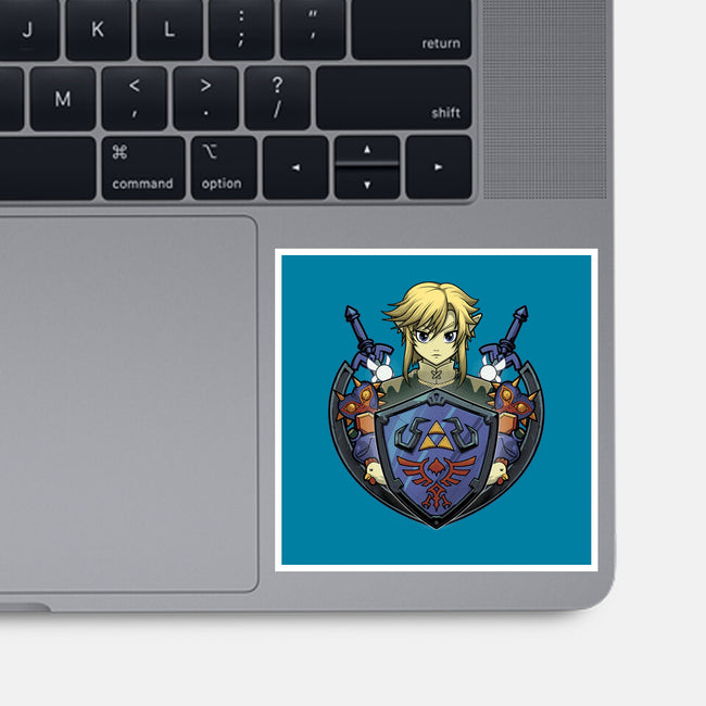 Hylian's Shield-None-Glossy-Sticker-Astrobot Invention