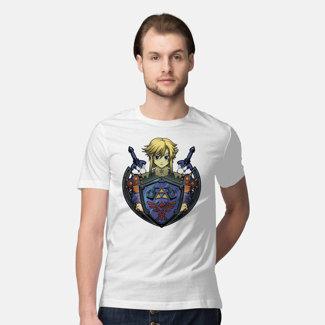 Hylian's Shield-Mens-Premium-Tee-Astrobot Invention