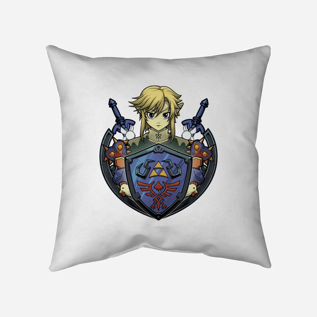 Hylian's Shield-None-Removable Cover-Throw Pillow-Astrobot Invention