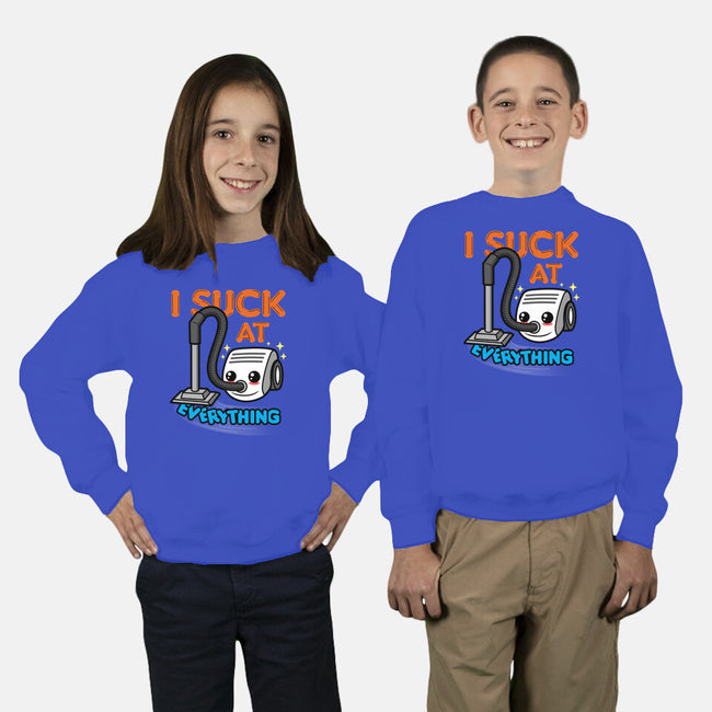 I Suck At Everything-Youth-Crew Neck-Sweatshirt-Boggs Nicolas