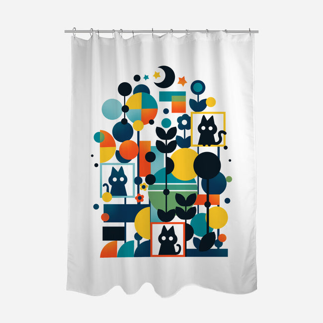 MiauHaus-None-Polyester-Shower Curtain-Vallina84