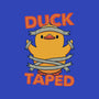 Duck Taped-None-Removable Cover-Throw Pillow-tobefonseca